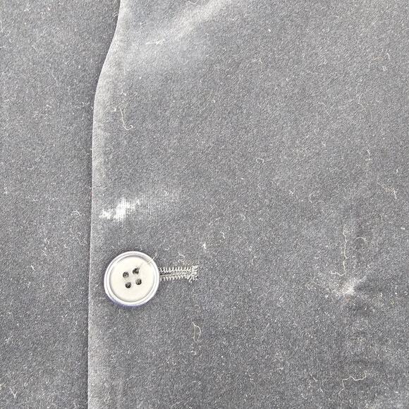 Leonardi Italy Black Velour Blazer Sports Coat Jacket Men's Size L Academia 2492 - Picture 8 of 9